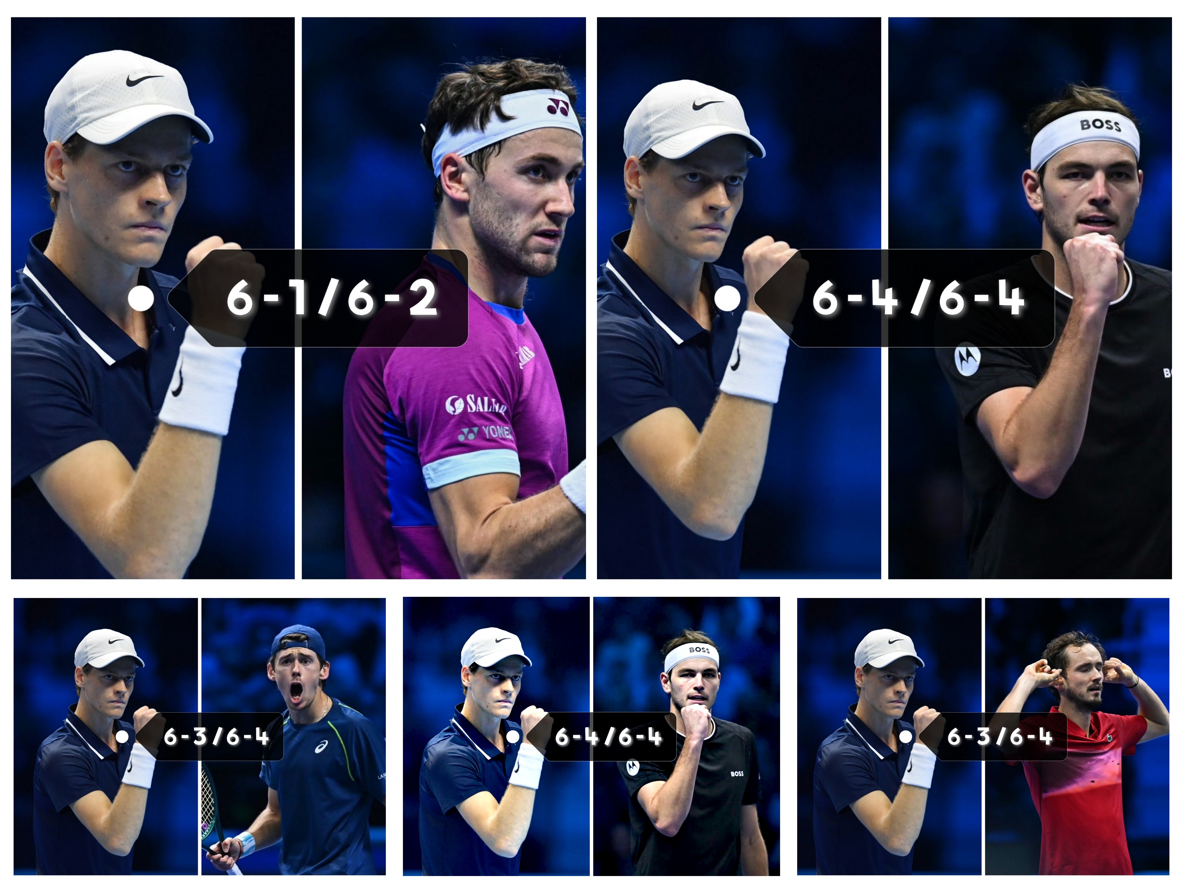 美网险胜ATP总决赛,辛纳扛起全队 美网险胜ATP总决赛,辛纳扛起全队